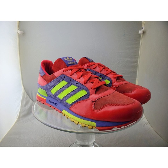 Adidas Zx 600 lgtred Electr Dpurpl 653995 Sneaker Men US 12 - Worn Once - Picture 1 of 7